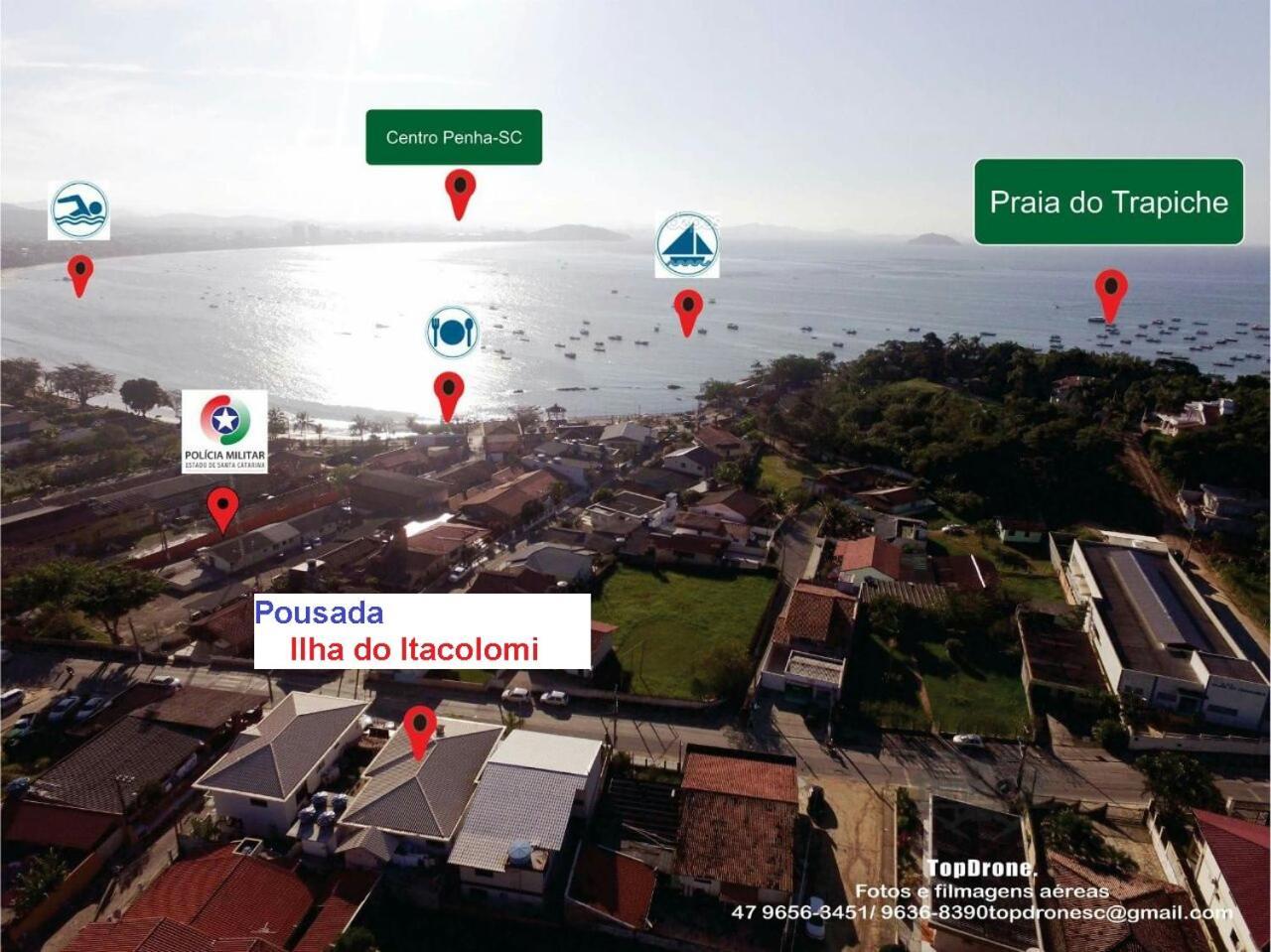 Pousada Ilha Do Itacolomi Penha  Exterior photo