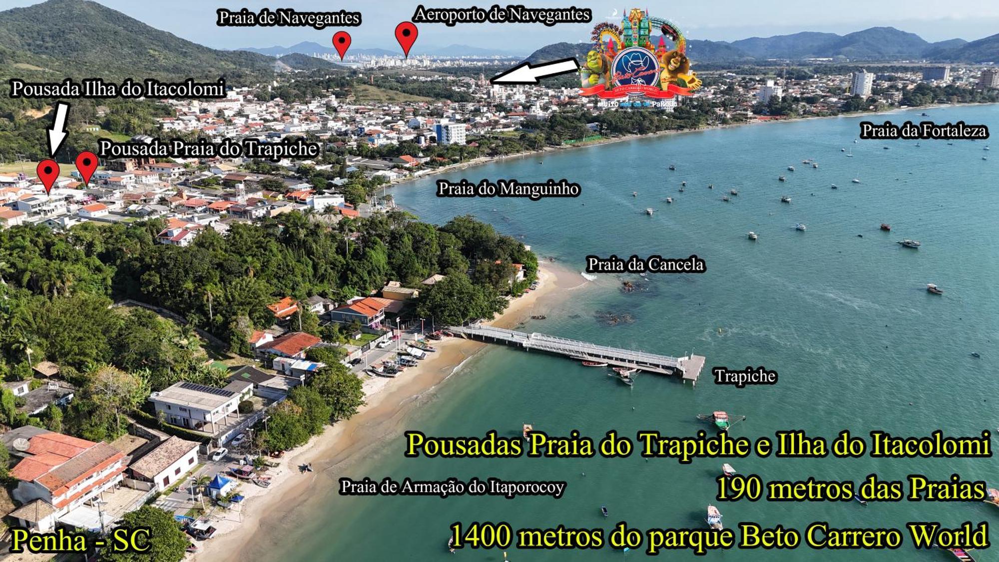 Pousada Ilha Do Itacolomi Penha  Exterior photo